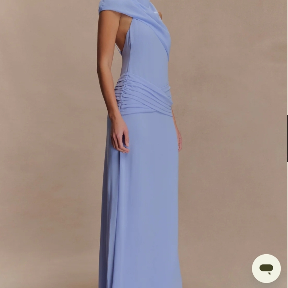 Meshki One Shoulder Lavender Dress